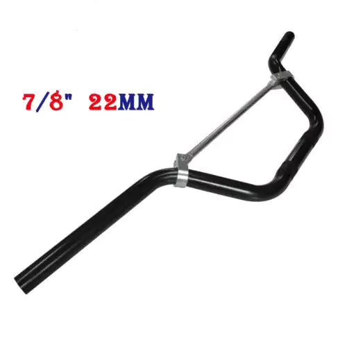 7/8" Mid Handlebars Handle Bars Fit ATV BANSHEE 350, RAPTOR 700 (BLACK) - Motovile