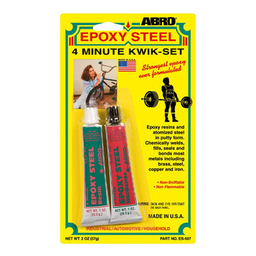 إيبوكسي ABRO 4-Minute Kwik - إيبوكسي قوي وسريع التثبيت للإصلاحات