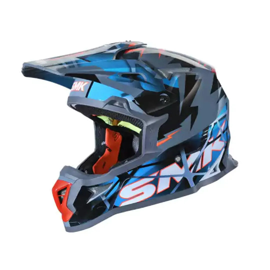 SMK Allterra Fulmine Motorcycle Off-Road Helmet (GL-651) Motovile