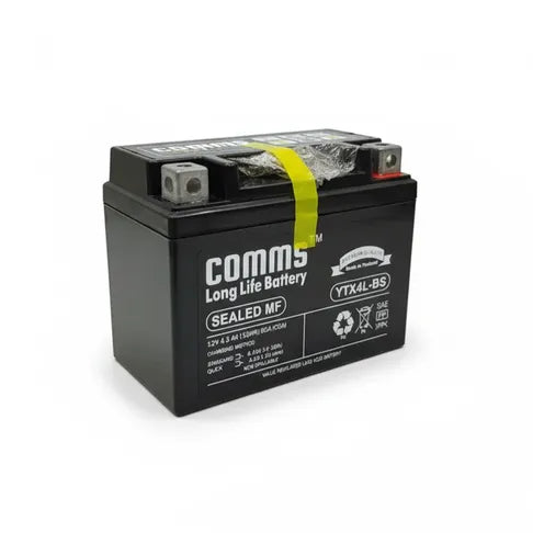 YTX4L-BS COMMS Battery 12V 4Ah – Reliable Powersport & Communication Battery