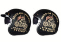 Half Helmet Motorcycle Helmet with Visor Built-in Sunglasses ECE Approved Vintage Open Face Helmet Cap TKMW-020-1 - Motovile