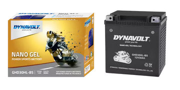 YTX30HL-BS GHD30HL-BS DYNAVOLT HARLEY DAVIDSON 12V30AH Battery - Motovile