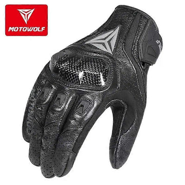 MOTOWOLF MDL0305C Impact Glove – Single Full-Finger Motorcycle Glove Black Kuwait