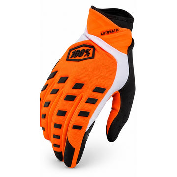 100% Motocross & Off-Road Gloves – Orange/Black | قفازات دباب 100%