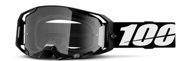 100% ARMEGA Dirt Bike & Motocross Goggles - Black | قوقلز 100% ARMEGA للموتوكروس والأوف رود - أسود