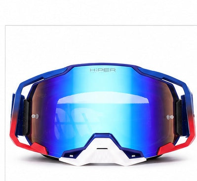 100% ARMEGA HiPER Motocross Goggles - Blue Red | قوقلز 100% ARMEGA HiPER أزرق وأحمر