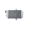 Metallic radiator on a white background