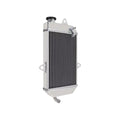 Metallic radiator on a white background