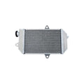 Metallic radiator on a white background