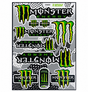 Monster Energy Claw Decal Set | Buggy ATV Motorcycle Sticker | مونستر مخالب طاقة للدباب والبقي