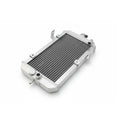 Metallic radiator on a white background