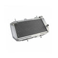 Metallic radiator on a white background