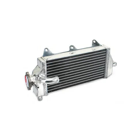 Motorcycle radiator on a white background