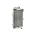 Metallic radiator on a white background