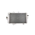 Metallic radiator on a white background