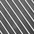 Close-up of a grid pattern with alternating black and white lines