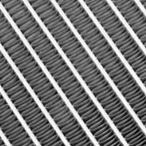 Close-up of a grid pattern with alternating black and white lines