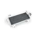 Metallic radiator on a white background