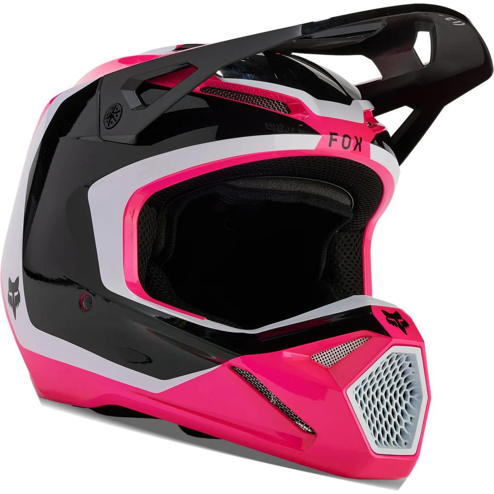 FOX V1 Nitro Motocross Off-Road Helmet MIPS - Black Pink