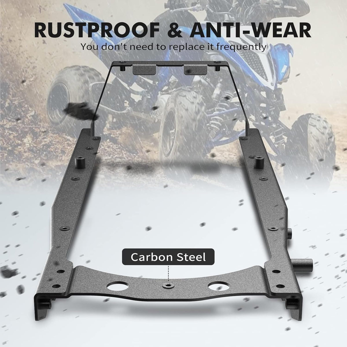 Yamaha Raptor 700 R Rear Rack Zoom in