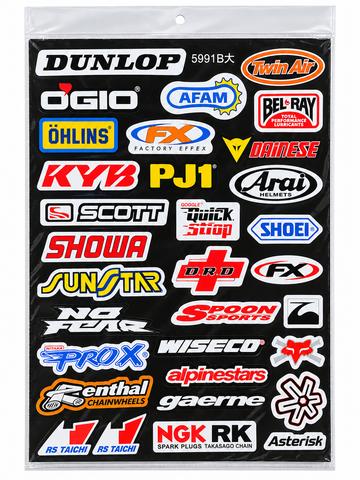 Motorcycle Racing Brand Mix | Buggy ATV Motorcycle Sticker | شعارات ماركات سباق مشكل للدباب والبقي