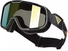 MOTOWOLF Motorcycle Motocross Goggles | Anti-Fog UV Protection Off-Road MX 0Riding Goggles | Black/Brown