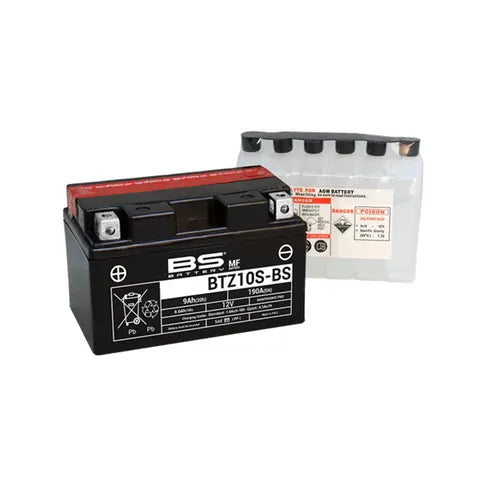 BS BTZ10S-BS Lithium Motorcycle Battery – YTZ10S Equivalent, 12V Powersports Battery in Kuwait