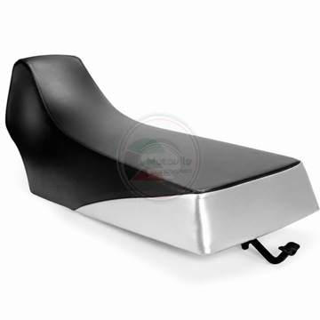 Yamaha Banshee 350 YFZ350 Complete Seat Black/Silver 1987–2006 | Motovile Motorsports كرسي بانشي كامل لـ بانشي 350 موديل 1987–2006 لون أسود / سلفر