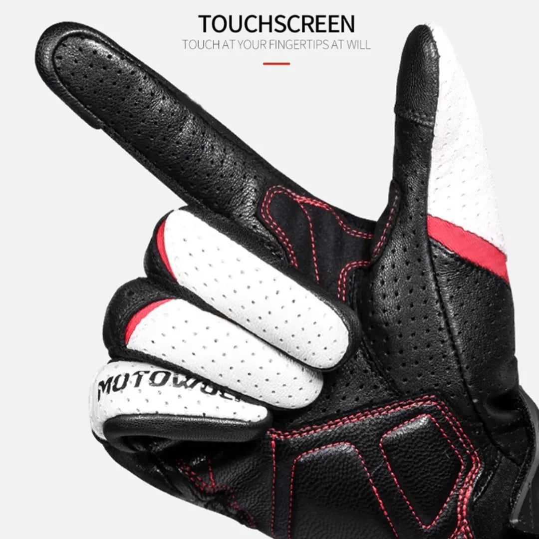 MOTOWOLF MDL0305 Impact Glove – Single Full-Finger Motorcycle Glove Black Kuwait