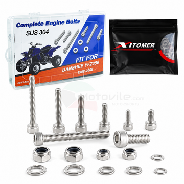 Yamaha Banshee 350 Engine Cover Bolt Kit 146pcs – براغي كوفرات بانشي مكينة