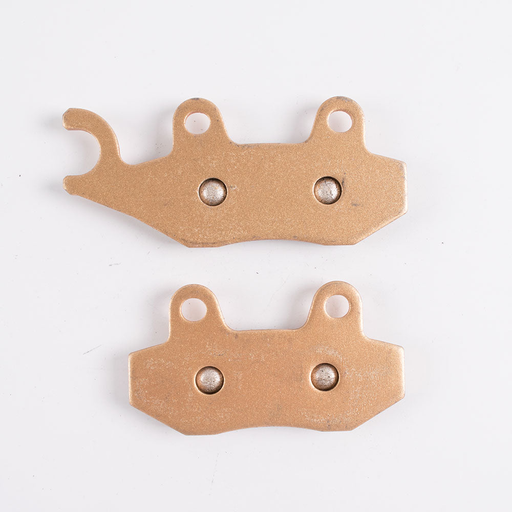 OTRSS SS165 EBC FA165 Yamaha Raptor 700 front-left brake pads backing-plate view