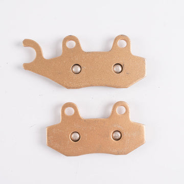 OTRSS SS165 EBC FA165 Yamaha Raptor 700 front-left brake pads backing-plate view