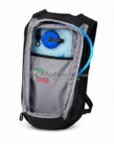 FOX hydration backpack inside compartment - dirt bike and buggy rider bag