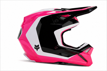 FOX V1 Nitro Motocross Off-Road Helmet MIPS - Black Pink