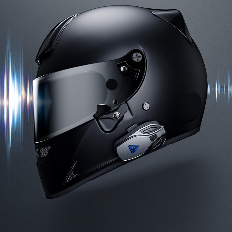 MOTOWOLF BH1 Motorcycle Helmet Headset Bluetooth Headset for Full Face Helmet (Hard Microphone)