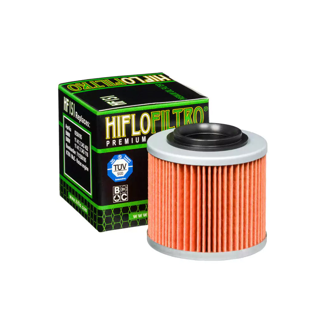 HiFloFiltro HF151 Premium Oil Filter – Aprilia, BMW & ATV OEM Replacement | Kuwait