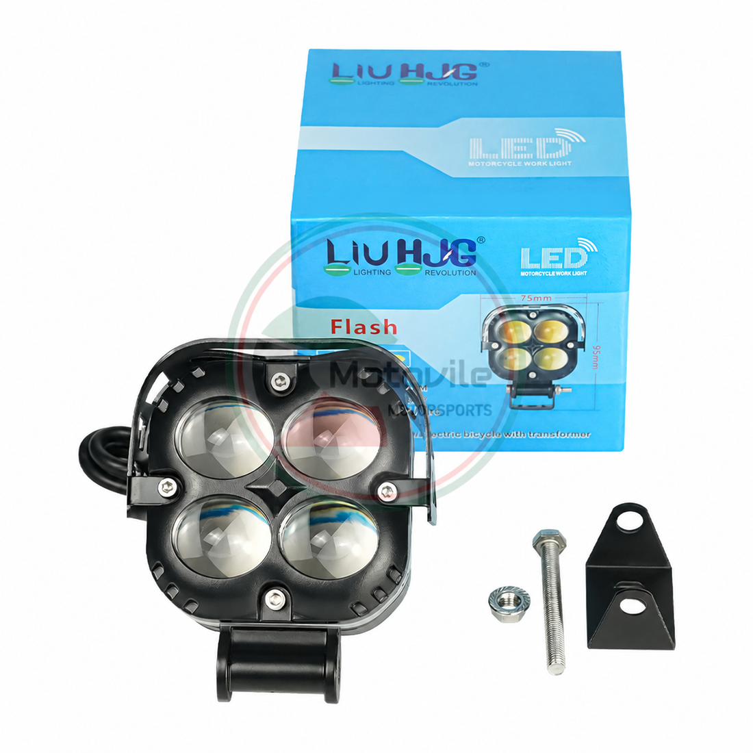 LIU HJG 20W LED Work Light – White/Yellow | كشاف LED للسيكل والبقي