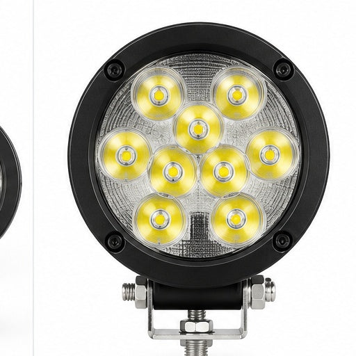 LIUHJG J-H03 27W Round LED Work Light 6000LM | كشاف LED دائري للدباب و ATV
