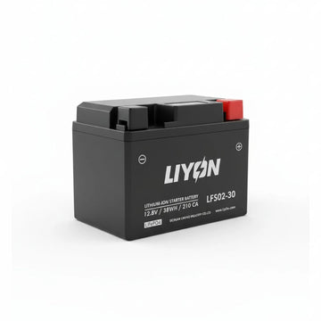 Liyon lithium-ion battery on a white background