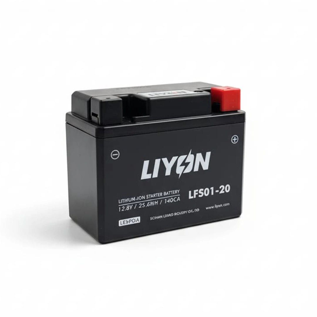 Liyon lithium-ion battery on a white background