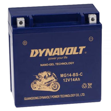 DYNAVOLT MG14-BS-C (YTX14-BS) Nano Gel Battery 12V 14Ah | Motovile Kuwait