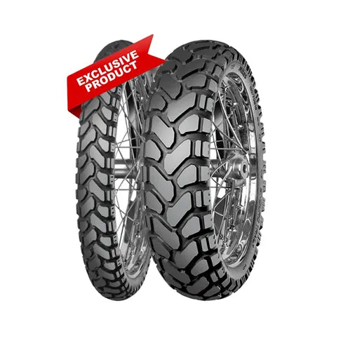 Mitas Enduro Trail+ 100/90 B19 57H TL Adventure / Dual Sport Motorcycle Tire – Road & Off-Road