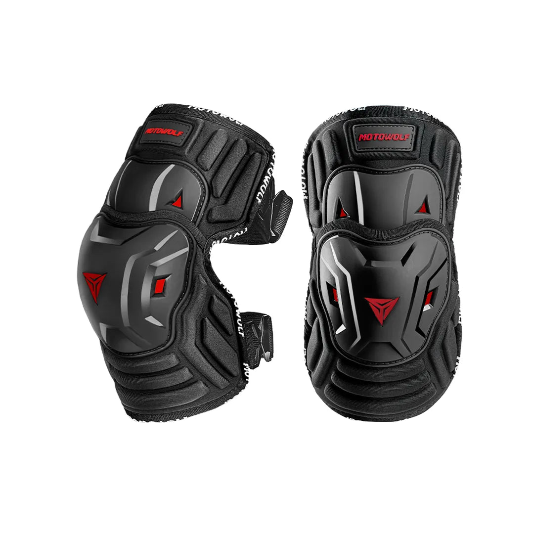 Motowolf YGJM-117 Knee & Elbow Protector Set – CE2 Certified Motorcycle Armor Kuwait