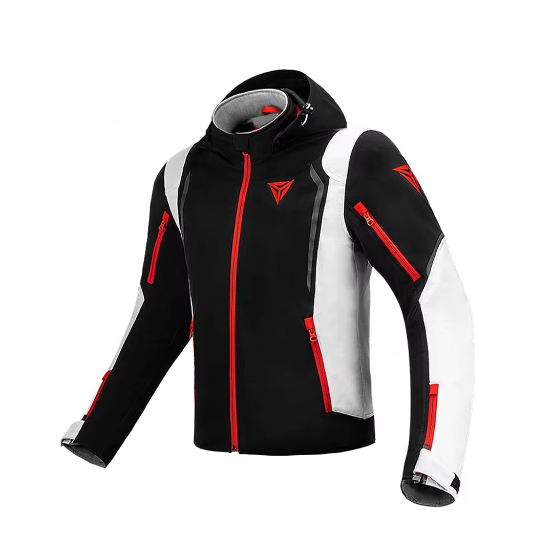 Motowolf JM5 Motorcycle Jacket Black (2XL & 3XL) — Waterproof CE Armor