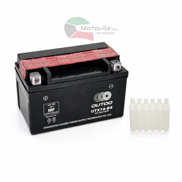 OUTDO UTX7A 12V 6Ah Dry Charged MF Battery – YTX7A Equivalent | بطارية سيكل