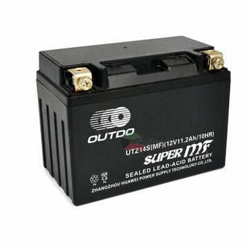 OUTDO UTZ14 12V 11.2Ah Factory Activated AGM Battery – YTZ14S Equivalent | بطارية دباب