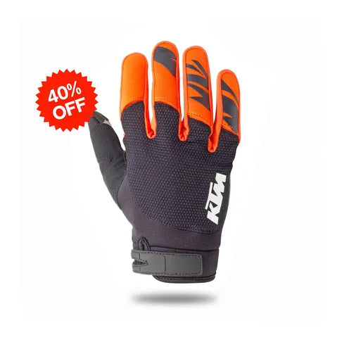 Pounce Off-Road Gloves – Orange | Motocross & MTB Gloves Kuwait-best