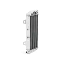 Metallic radiator on a white background