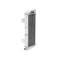 Metallic radiator on a white background