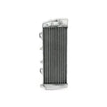 Metallic radiator on a white background